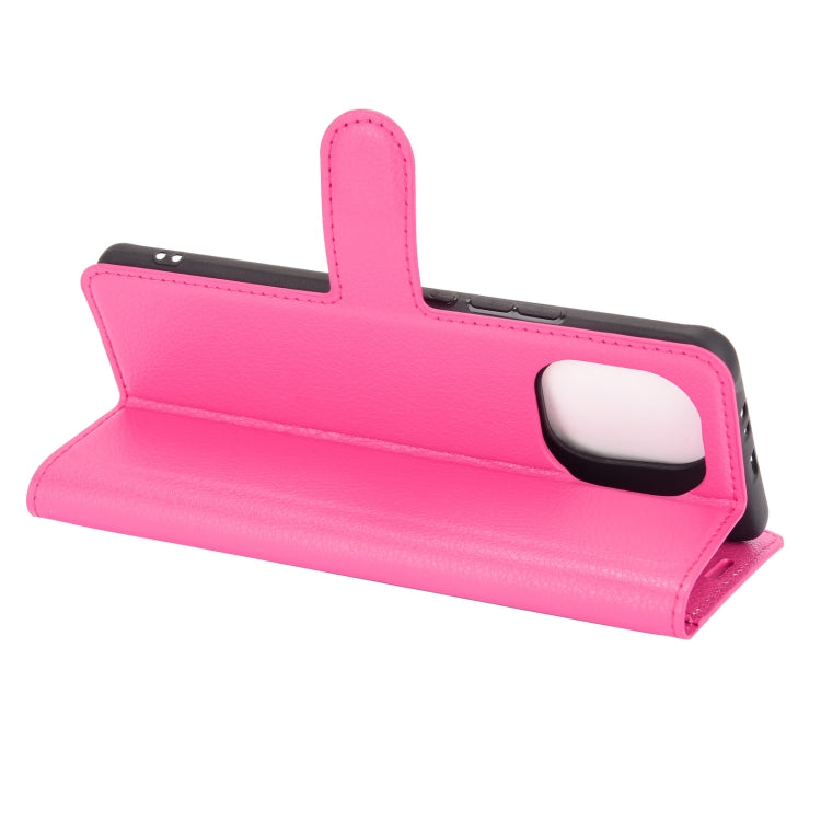 For Xiaomi Mi 11 Litchi Texture Horizontal Flip Protective Case with Holder & Card Slots & Wallet