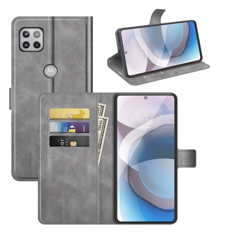 For Motorola One 5G Ace Retro Calf Pattern Buckle Horizontal Flip Leather Case with Holder & Card Slots & Wallet