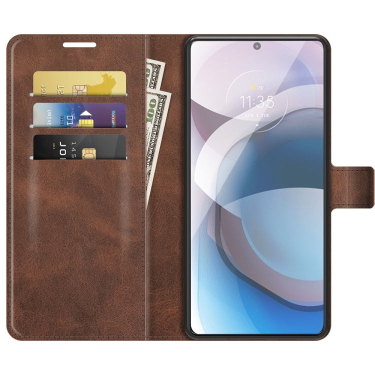 For Motorola One 5G Ace Retro Calf Pattern Buckle Horizontal Flip Leather Case with Holder & Card Slots & Wallet