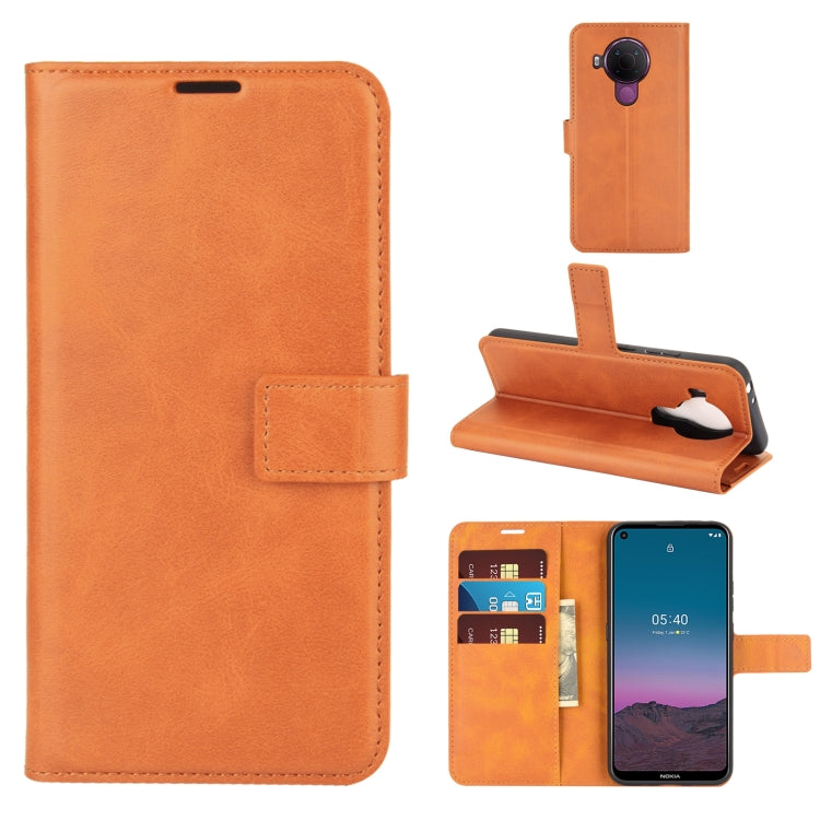 For Nokia 5.4 Retro Calf Pattern Buckle Horizontal Flip Leather Case with Holder & Card Slots & Wallet