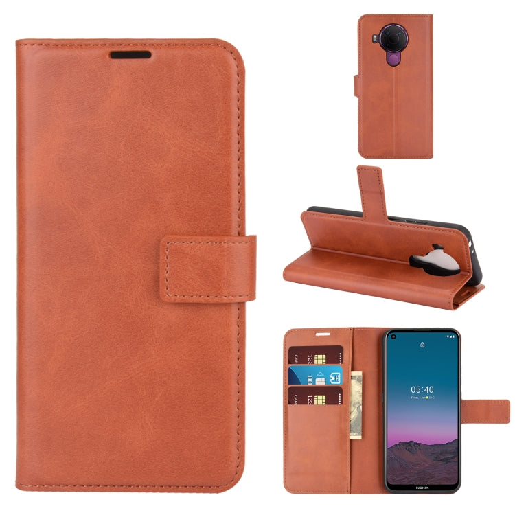 For Nokia 5.4 Retro Calf Pattern Buckle Horizontal Flip Leather Case with Holder & Card Slots & Wallet
