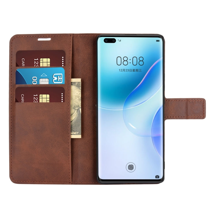 For Huawei Nova 8 Pro 5G Retro Calf Pattern Buckle Horizontal Flip Leather Case with Holder & Card Slots & Wallet