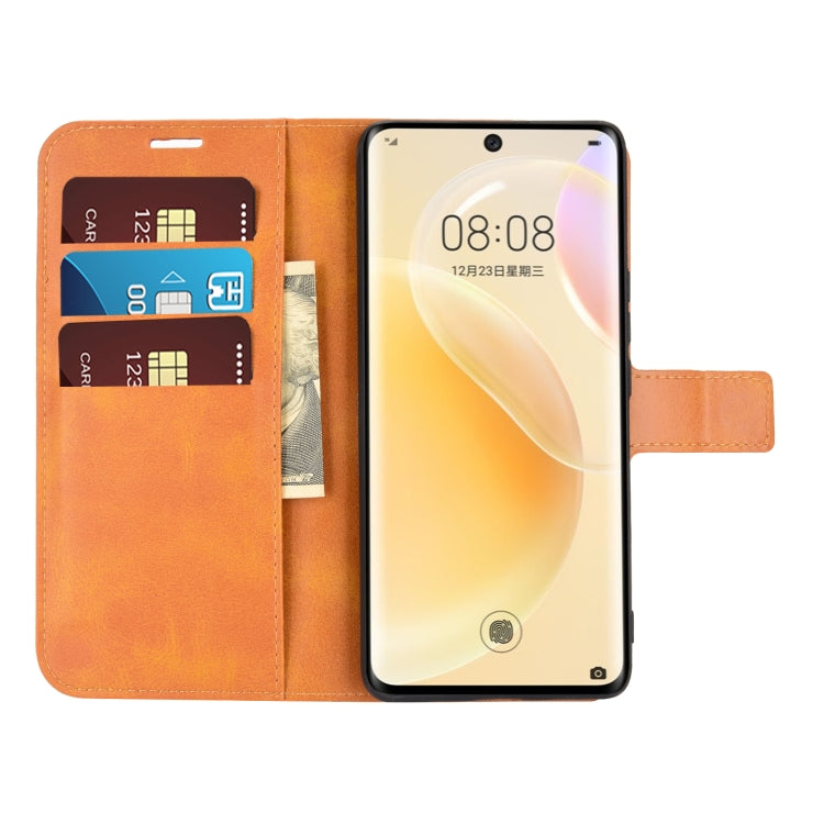 For Huawei Nova 8 5G Retro Calf Pattern Buckle Horizontal Flip Leather Case with Holder & Card Slots & Wallet