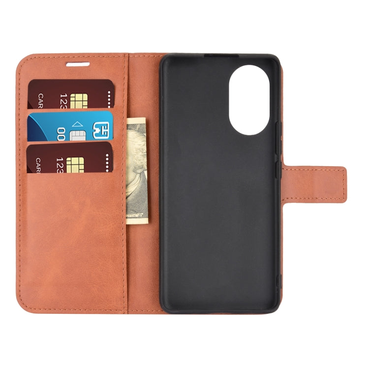For Huawei Nova 8 5G Retro Calf Pattern Buckle Horizontal Flip Leather Case with Holder & Card Slots & Wallet