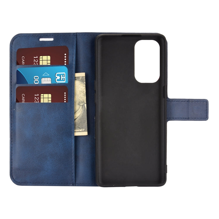 For OPPO Reno5 5G Retro Calf Pattern Buckle Horizontal Flip Leather Case with Holder & Card Slots & Wallet