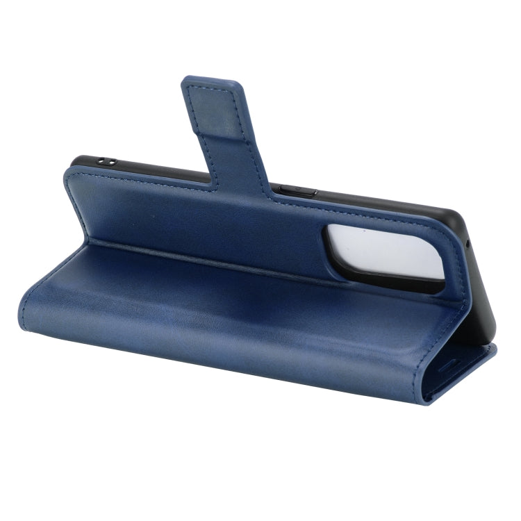 For OPPO Reno5 5G Retro Calf Pattern Buckle Horizontal Flip Leather Case with Holder & Card Slots & Wallet