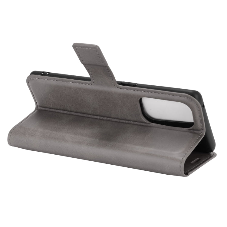 For OPPO Reno5 5G Retro Calf Pattern Buckle Horizontal Flip Leather Case with Holder & Card Slots & Wallet