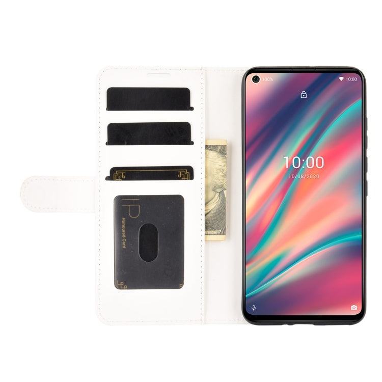 For wiko view 5 R64 Texture Single Horizontal Flip Protective Case with Holder & Card Slots & Wallet& Photo Frame