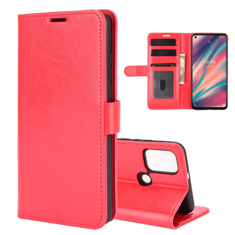 For wiko view 5 R64 Texture Single Horizontal Flip Protective Case with Holder & Card Slots & Wallet& Photo Frame