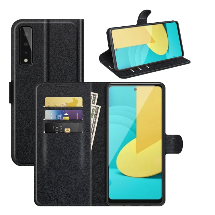 For LG Stylo 7 5G Litchi Texture Horizontal Flip Protective Case with Holder & Card Slots & Wallet