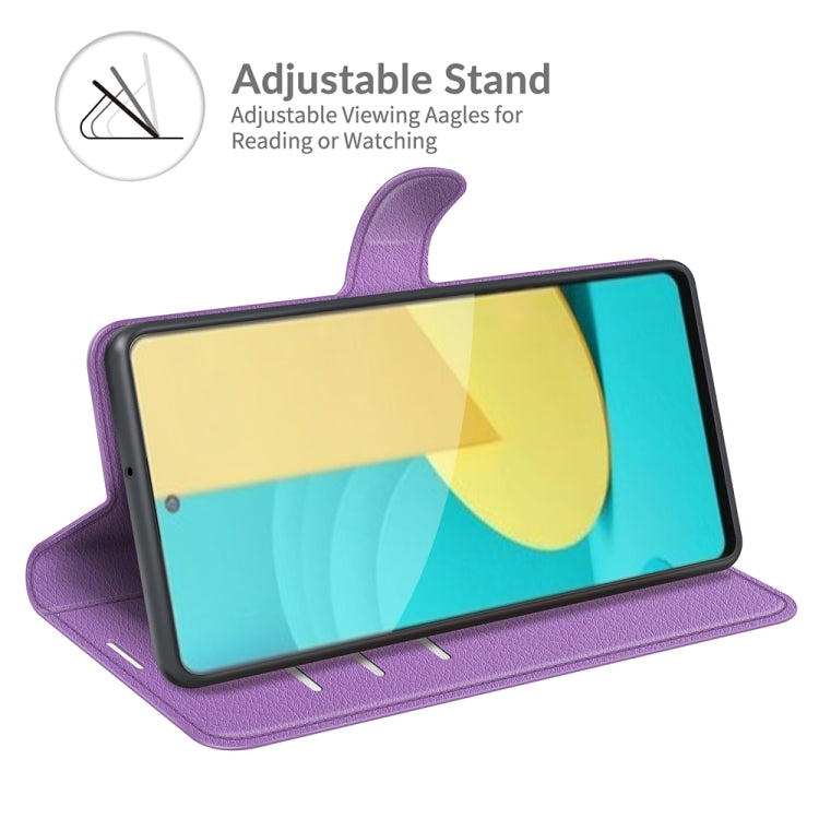 For LG Stylo 7 5G Litchi Texture Horizontal Flip Protective Case with Holder & Card Slots & Wallet