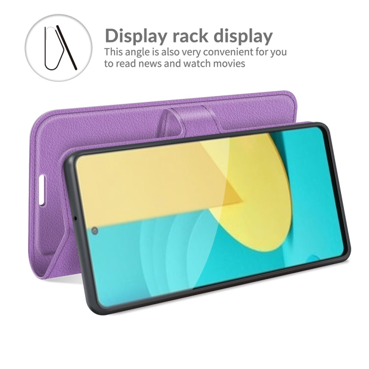 For LG Stylo 7 5G Litchi Texture Horizontal Flip Protective Case with Holder & Card Slots & Wallet