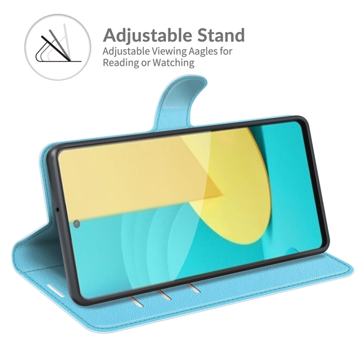 For LG Stylo 7 5G Litchi Texture Horizontal Flip Protective Case with Holder & Card Slots & Wallet