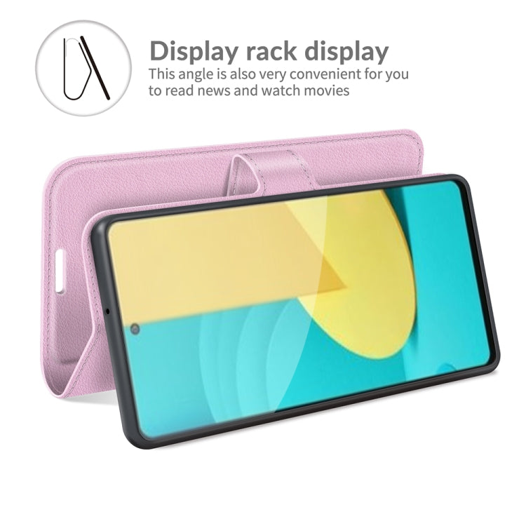 For LG Stylo 7 5G Litchi Texture Horizontal Flip Protective Case with Holder & Card Slots & Wallet