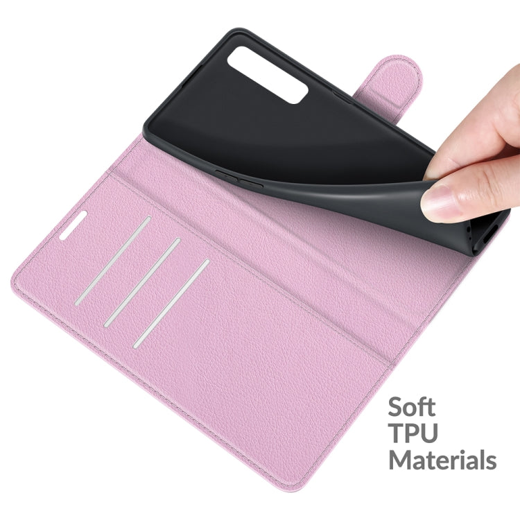 For LG Stylo 7 5G Litchi Texture Horizontal Flip Protective Case with Holder & Card Slots & Wallet