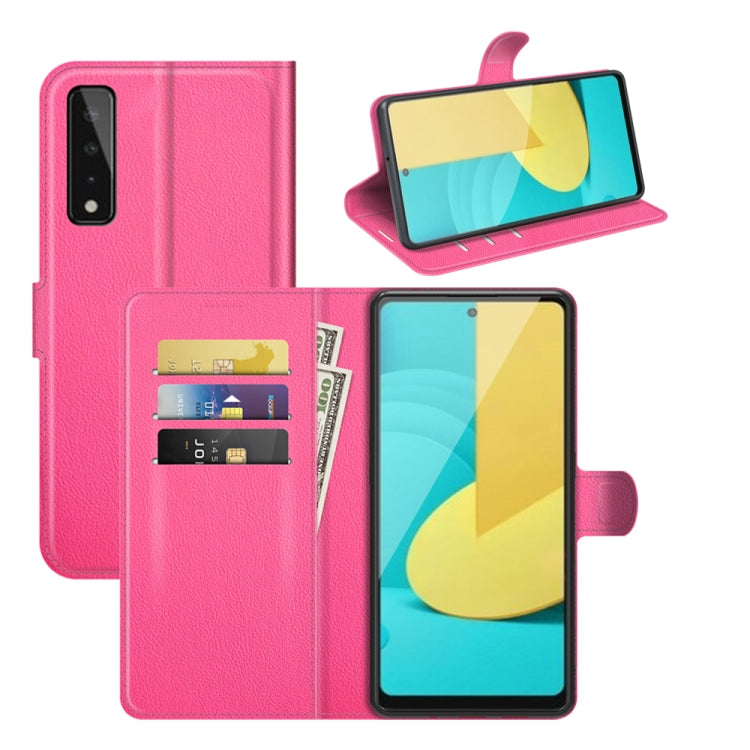 For LG Stylo 7 5G Litchi Texture Horizontal Flip Protective Case with Holder & Card Slots & Wallet