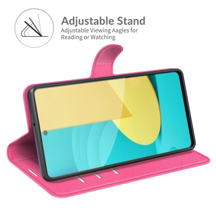 For LG Stylo 7 5G Litchi Texture Horizontal Flip Protective Case with Holder & Card Slots & Wallet