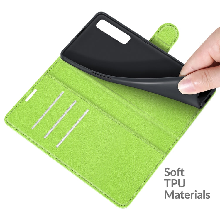 For LG Stylo 7 5G Litchi Texture Horizontal Flip Protective Case with Holder & Card Slots & Wallet