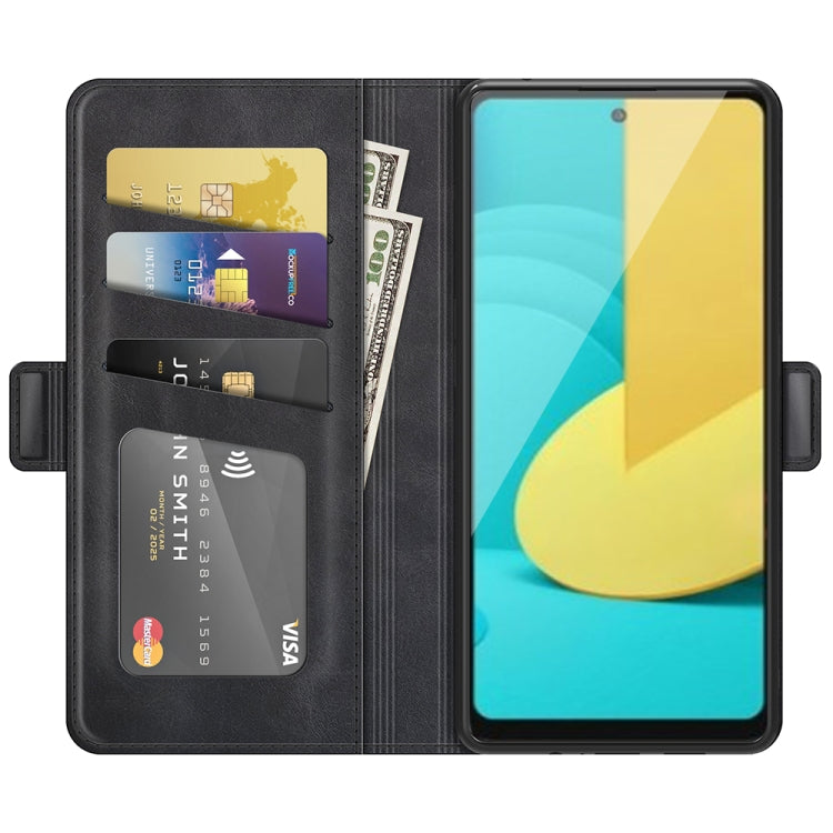 For LG Stylo 7 5G Dual-side Magnetic Buckle Horizontal Flip Leather Case with Holder & Card Slots & Wallet
