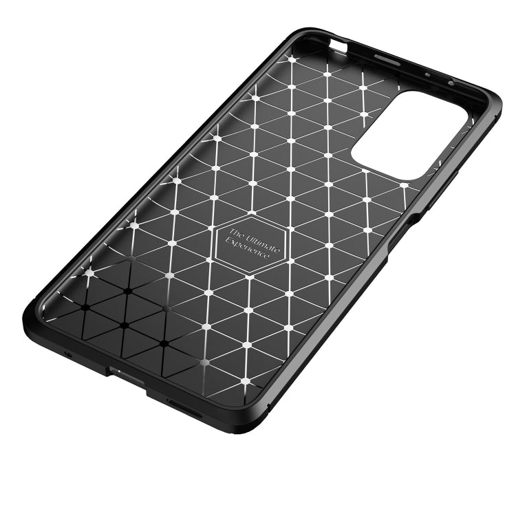 For Xiaomi Redmi Note 10 4G Carbon Fiber Texture Shockproof TPU Case