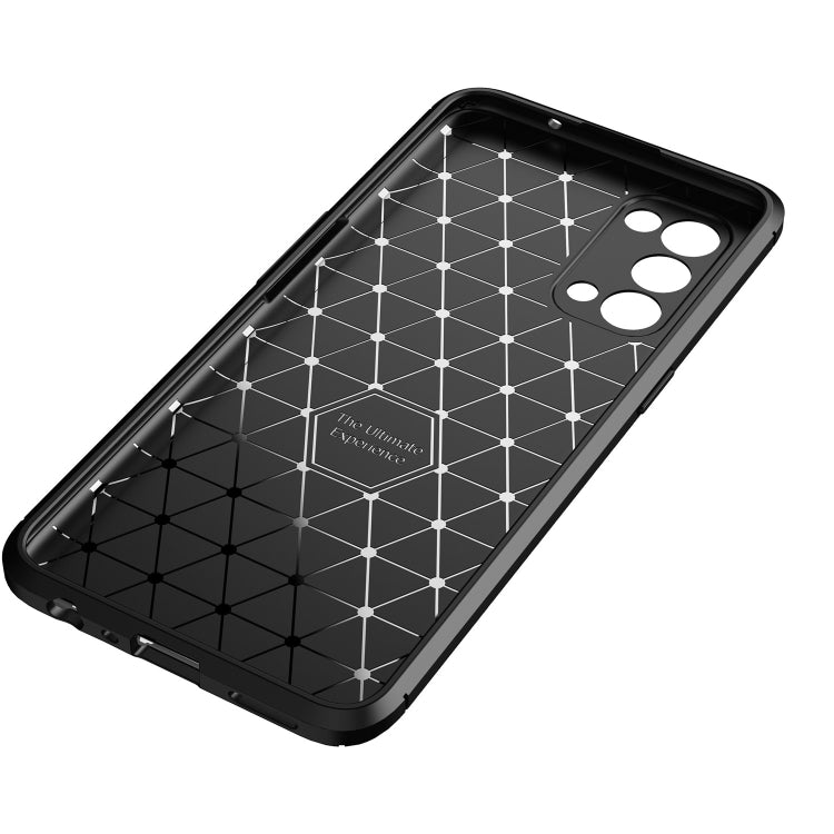 For OPPO Find X3 Lite Carbon Fiber Texture Shockproof TPU Case