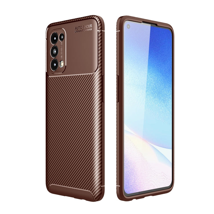 For OPPO Find X3 Neo Carbon Fiber Texture Shockproof TPU Case