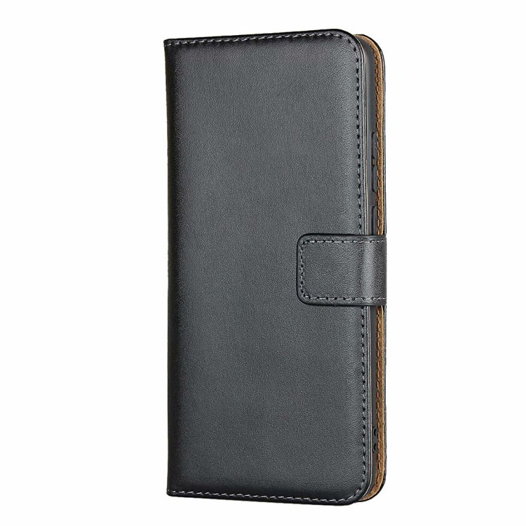 Plain Texture Cowhide Leather Horizontal Flip Case with Magnetic Clasp & Holder & Card Slots & Wallet For Huawei P40 Pro(Black)