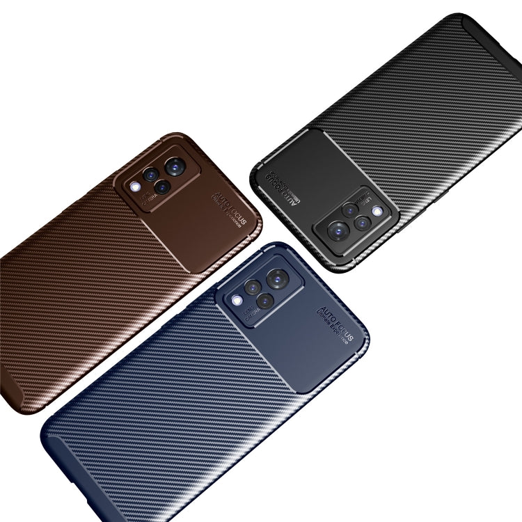For vivo S9e Carbon Fiber Texture Shockproof TPU Case