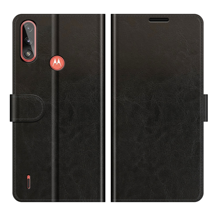 For Motorola Moto E7 Power R64 Texture Single Horizontal Flip Protective Case with Holder & Card Slots & Wallet& Photo Frame