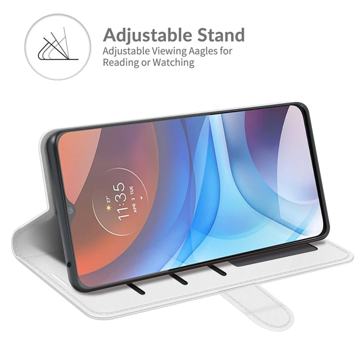 For Motorola Moto E7 Power R64 Texture Single Horizontal Flip Protective Case with Holder & Card Slots & Wallet& Photo Frame