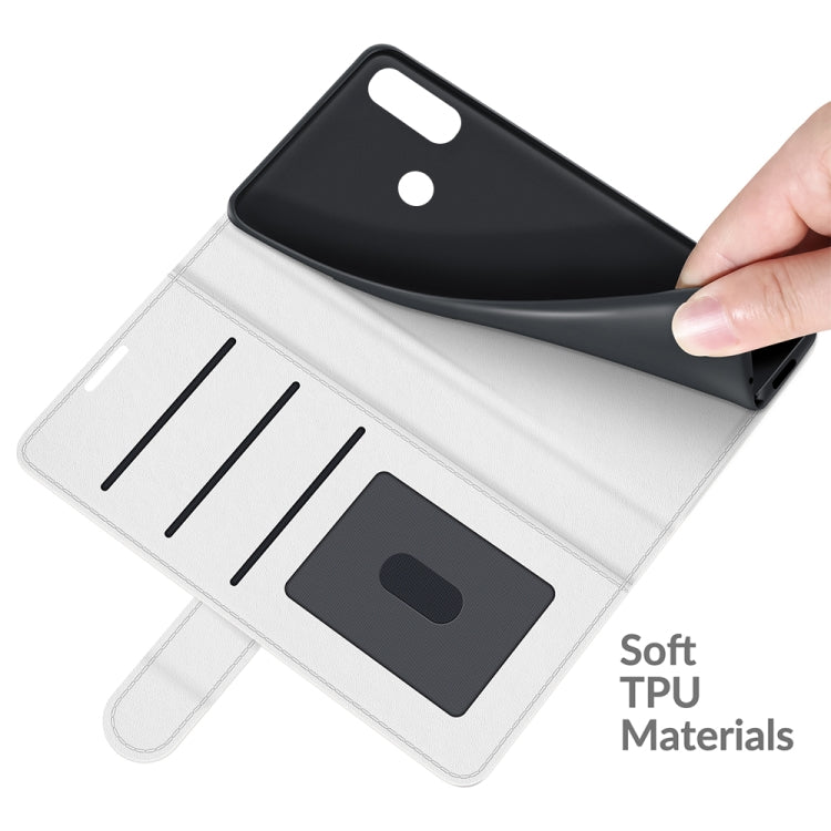 For Motorola Moto E7 Power R64 Texture Single Horizontal Flip Protective Case with Holder & Card Slots & Wallet& Photo Frame