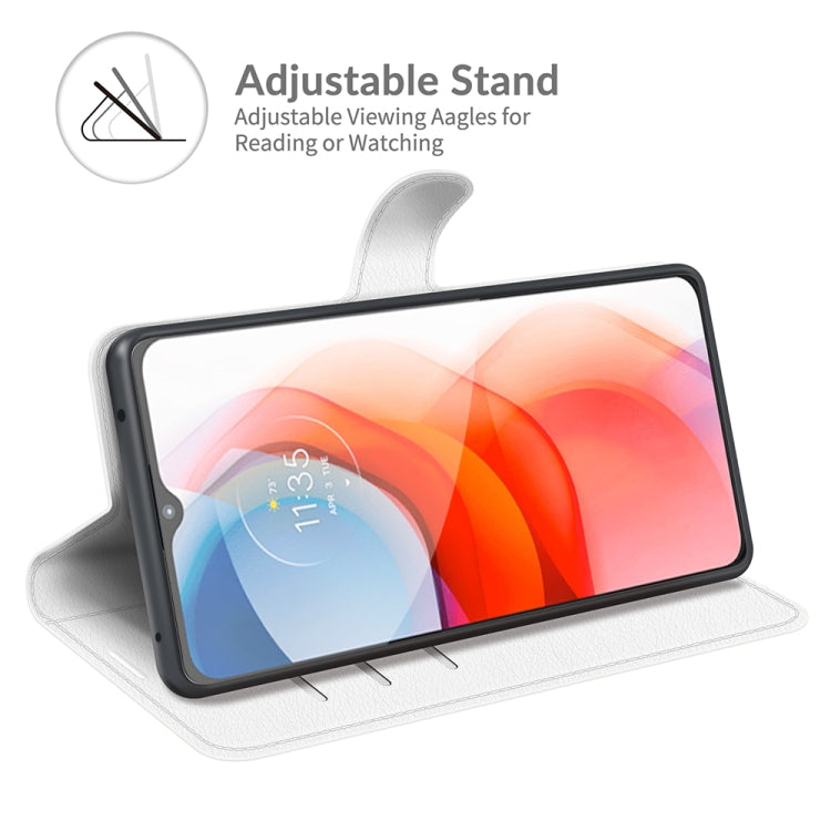 For Motorola Moto G Play(2021) Litchi Texture Horizontal Flip Protective Case with Holder & Card Slots & Wallet