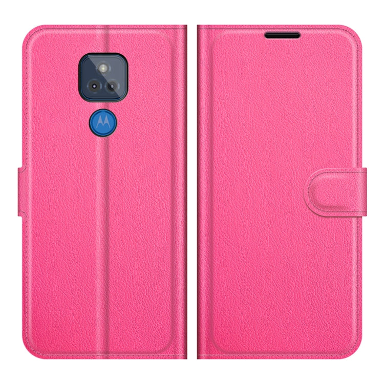 For Motorola Moto G Play(2021) Litchi Texture Horizontal Flip Protective Case with Holder & Card Slots & Wallet