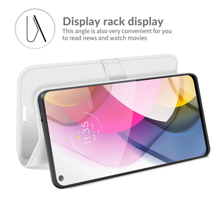 For Motorola Moto G Play (2021) R64 Texture Single Horizontal Flip Protective Case with Holder & Card Slots & Wallet& Photo Frame