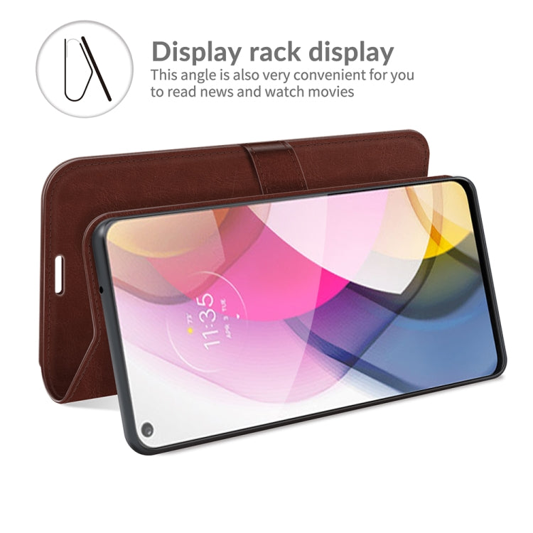 For Motorola Moto G Play (2021) R64 Texture Single Horizontal Flip Protective Case with Holder & Card Slots & Wallet& Photo Frame