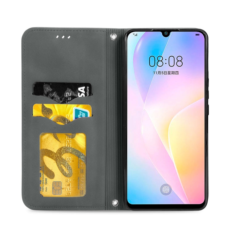 For Huawei Nova 8 SE Retro Skin Feel Business Magnetic Horizontal Flip Leather Case with Holder & Card Slots & Wallet & Photo Frame