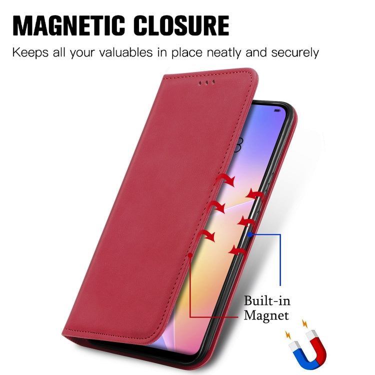 For Huawei Nova 8 SE Retro Skin Feel Business Magnetic Horizontal Flip Leather Case with Holder & Card Slots & Wallet & Photo Frame