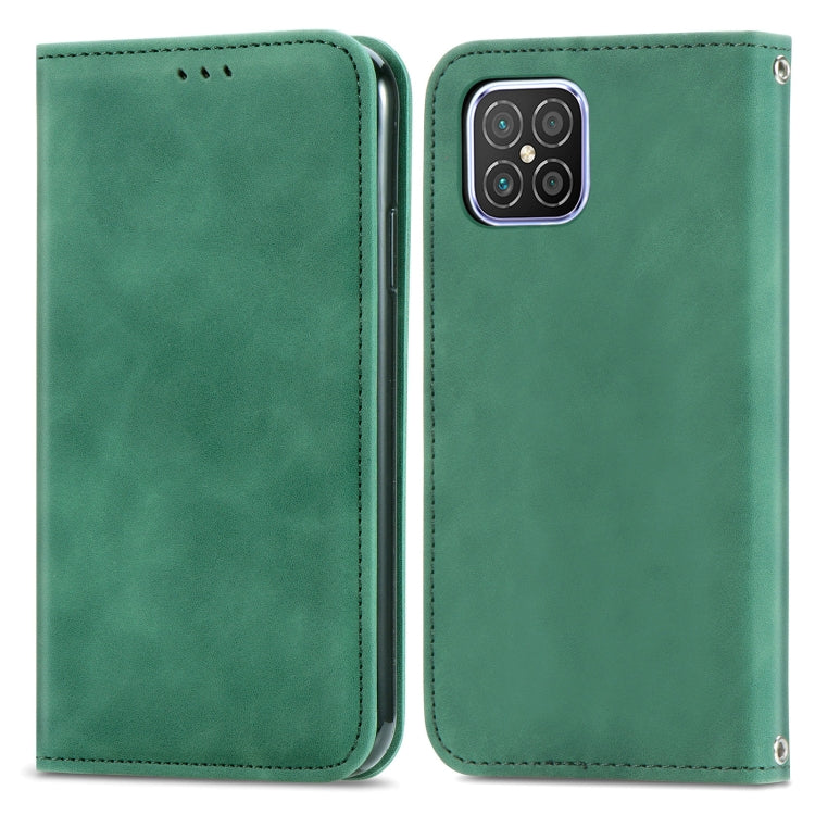 For Huawei Nova 8 SE Retro Skin Feel Business Magnetic Horizontal Flip Leather Case with Holder & Card Slots & Wallet & Photo Frame