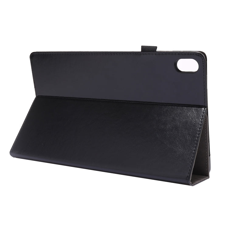 For Lenovo Tab P11 PU Leather Two Fold Bracket Style Flat Anti Falling Cover Protective Shell With Business Card Holder