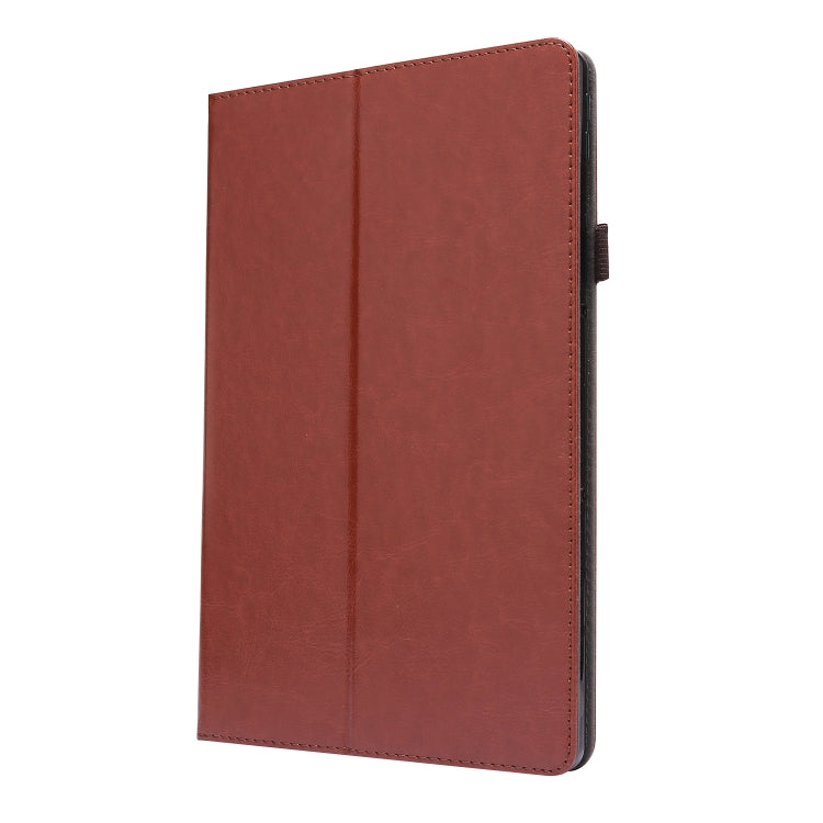 For Lenovo Tab P11 PU Leather Two Fold Bracket Style Flat Anti Falling Cover Protective Shell With Business Card Holder