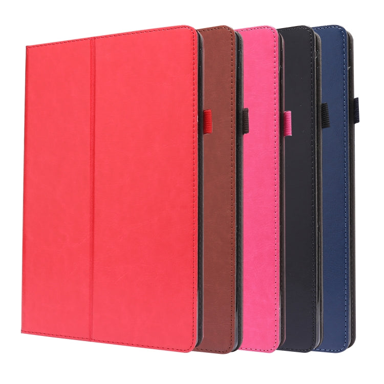 For Lenovo Tab P11 PU Leather Two Fold Bracket Style Flat Anti Falling Cover Protective Shell With Business Card Holder