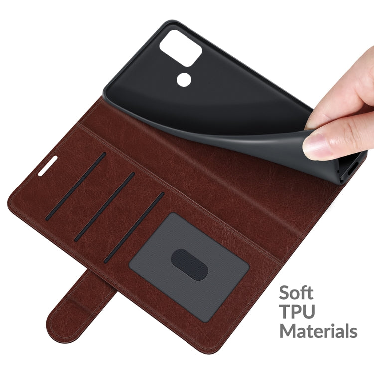 For Motorola Moto G30/G10 R64 Texture Single Horizontal Flip Protective Case with Holder & Card Slots & Wallet& Photo Frame