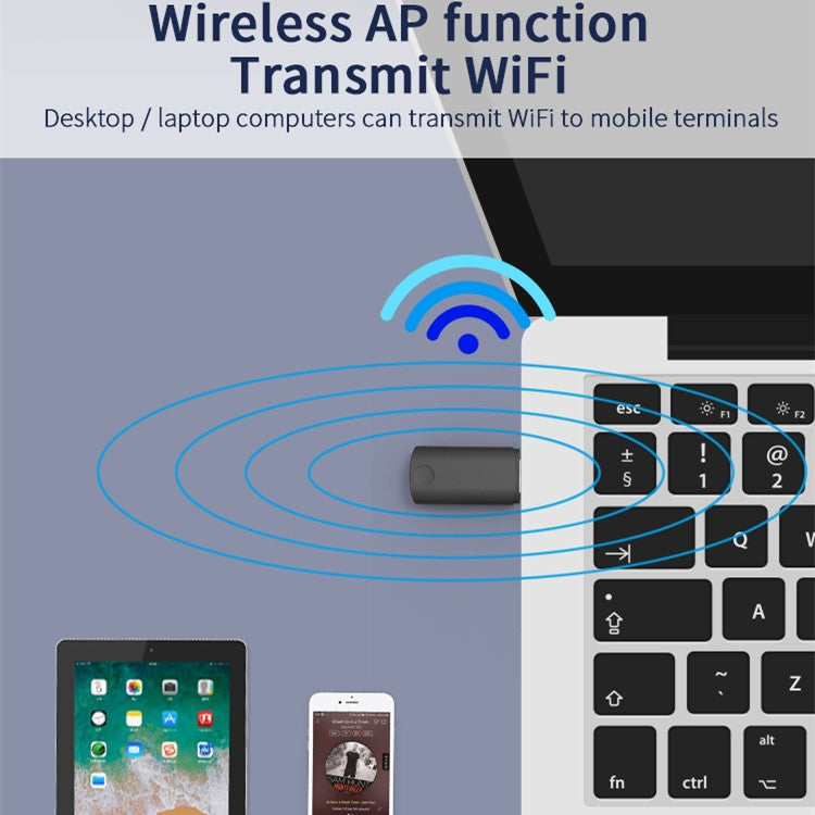 JD-06K 2 in 1 USB Wireless Network Card Bluetooth Adapter