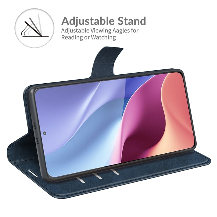 For Xiaomi Poco F3 / Redmi K40/K40 Pro Retro Calf Pattern Buckle Horizontal Flip Leather Case with Holder & Card Slots & Wallet