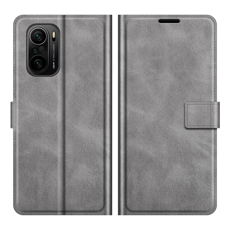 For Xiaomi Poco F3 / Redmi K40/K40 Pro Retro Calf Pattern Buckle Horizontal Flip Leather Case with Holder & Card Slots & Wallet