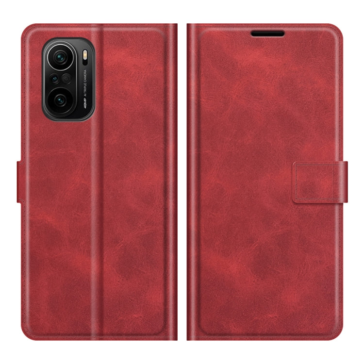 For Xiaomi Poco F3 / Redmi K40/K40 Pro Retro Calf Pattern Buckle Horizontal Flip Leather Case with Holder & Card Slots & Wallet