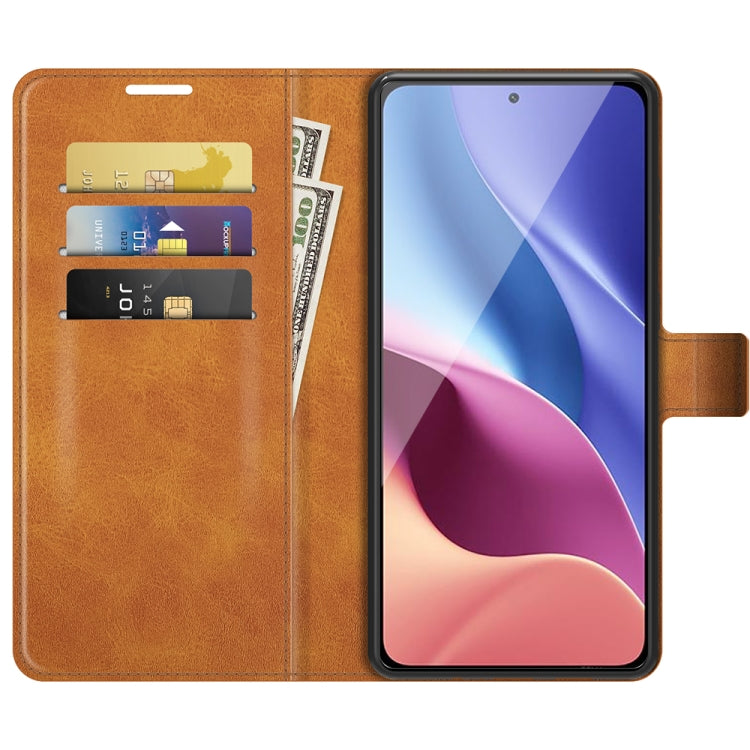 For Xiaomi Poco F3 / Redmi K40/K40 Pro Retro Calf Pattern Buckle Horizontal Flip Leather Case with Holder & Card Slots & Wallet
