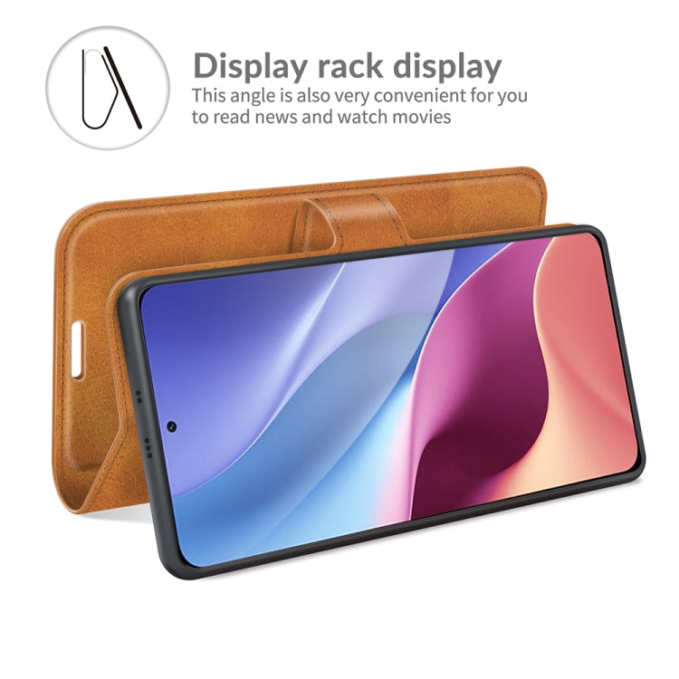 For Xiaomi Poco F3 / Redmi K40/K40 Pro Retro Calf Pattern Buckle Horizontal Flip Leather Case with Holder & Card Slots & Wallet