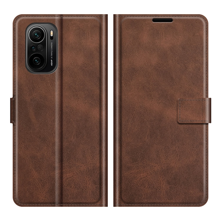 For Xiaomi Poco F3 / Redmi K40/K40 Pro Retro Calf Pattern Buckle Horizontal Flip Leather Case with Holder & Card Slots & Wallet