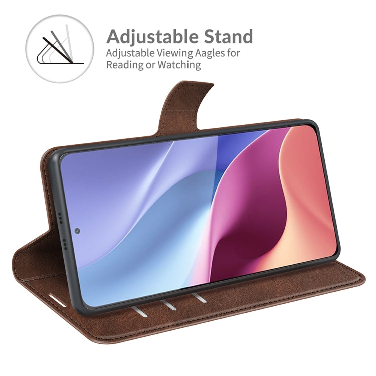 For Xiaomi Poco F3 / Redmi K40/K40 Pro Retro Calf Pattern Buckle Horizontal Flip Leather Case with Holder & Card Slots & Wallet